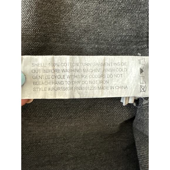 Ashley Vintage Charm Womens S Whimsigoth Black Distressed Denim Cropped Jacket - Picture 4 of 8